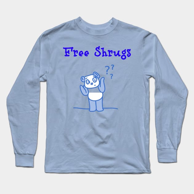 Free Shrugs! Long Sleeve T-Shirt by tanyafaye76